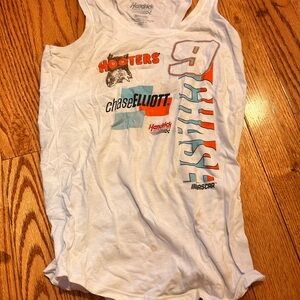 White NASCAR Graphic Women's Tank Top